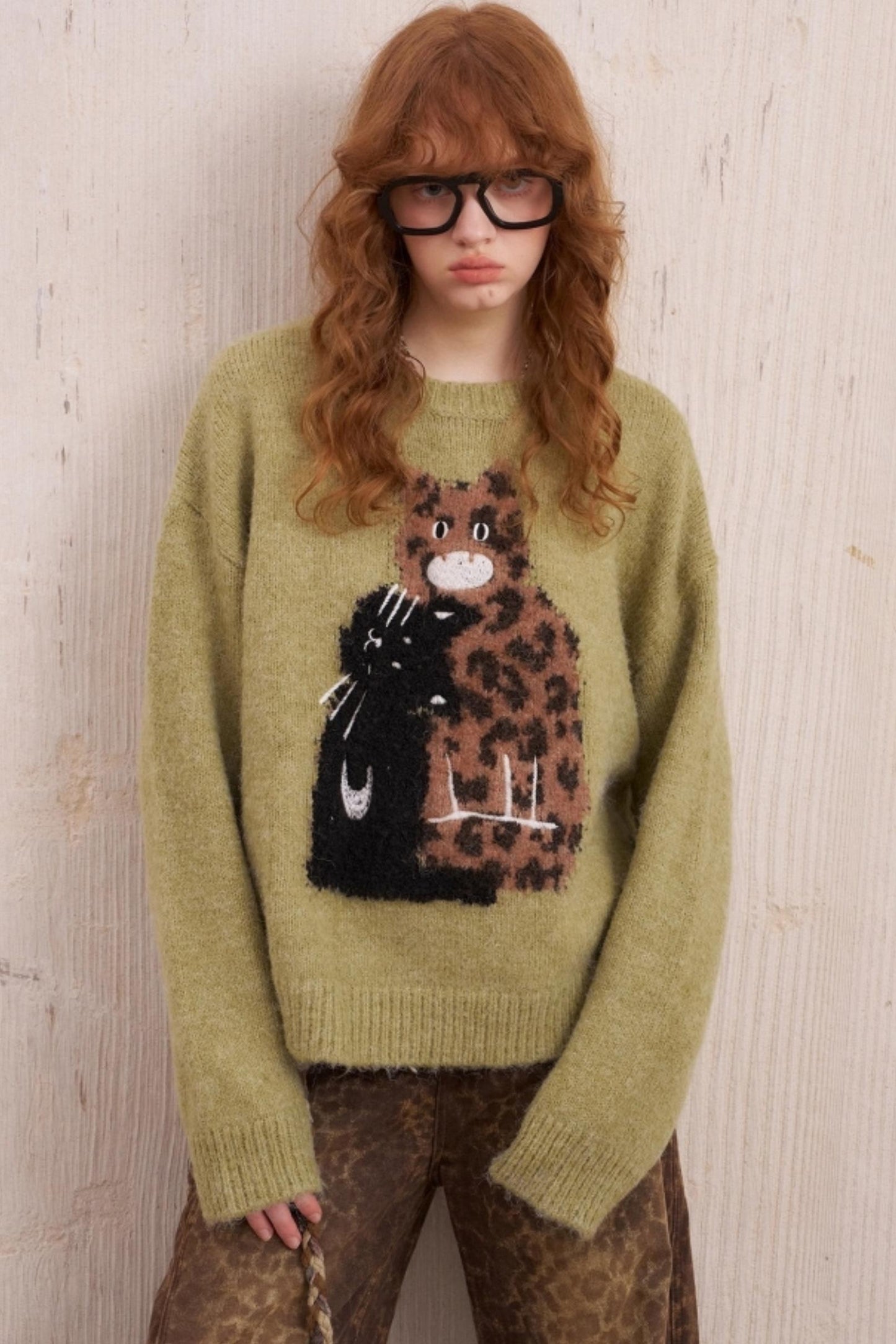 Leopard Crew Neck Sweater