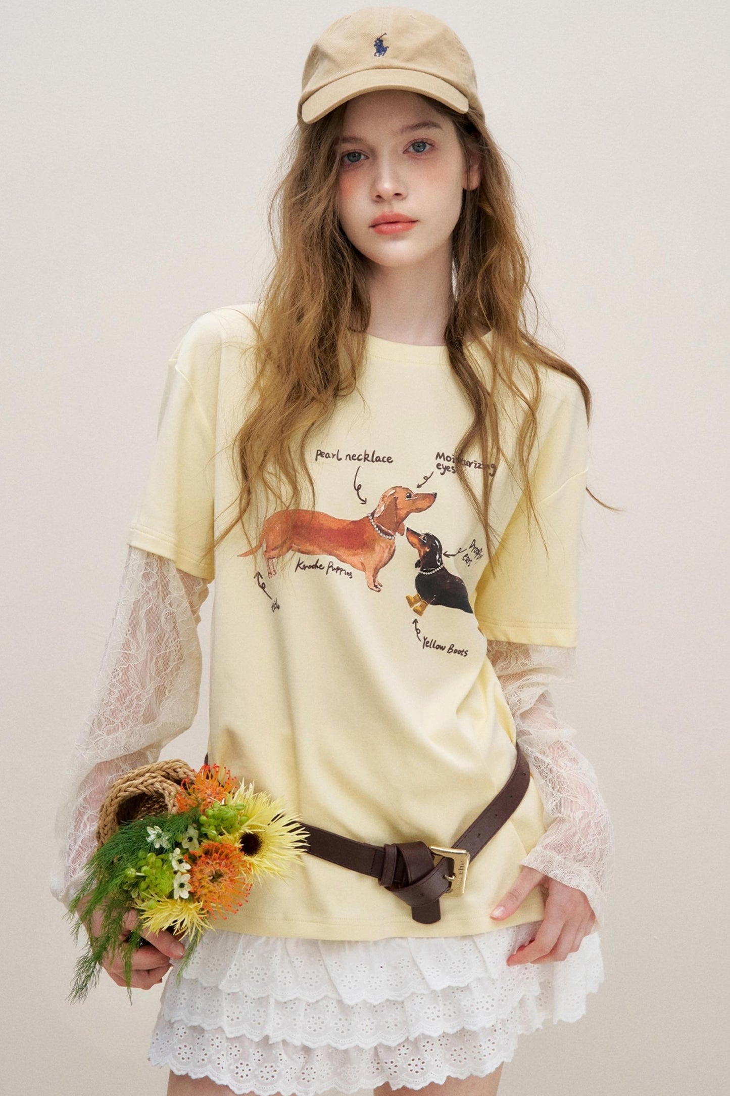 Floral Lace Cake Skirt