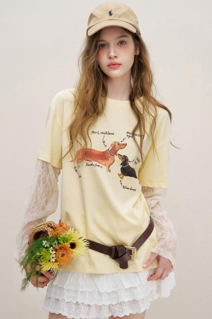 Floral Lace Cake Skirt