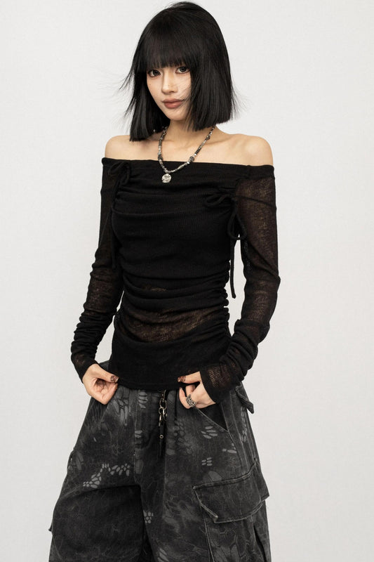 Autumn Retro Slanted Top