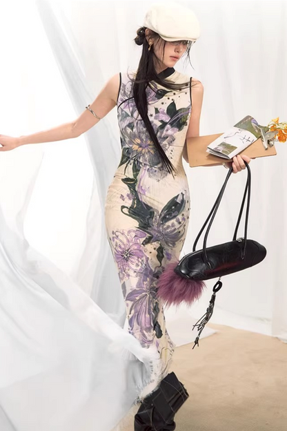Ziman Garden Cheongsam Dress