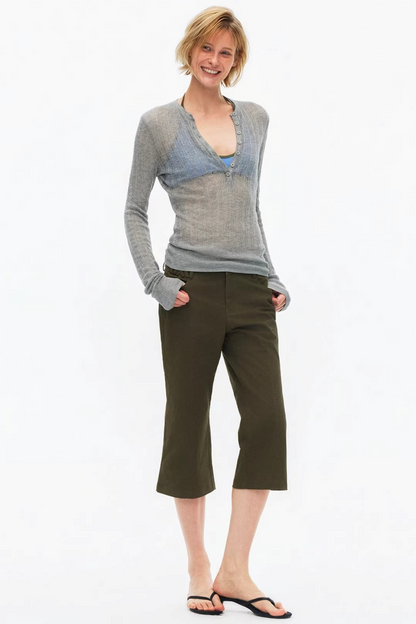 Vintage Exposed Seam Flared Jeans