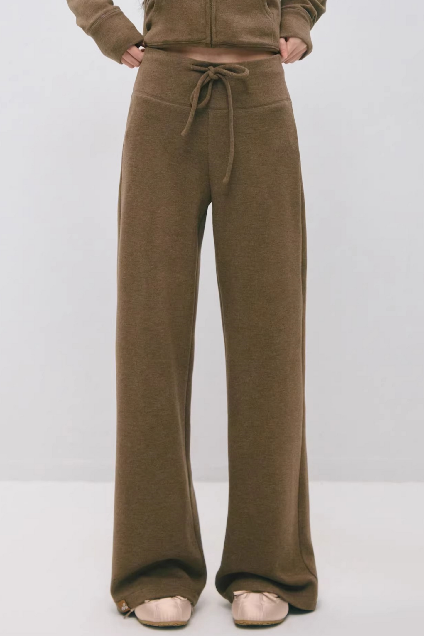 Cloud-Velvet Hooded Sweatshirt Set