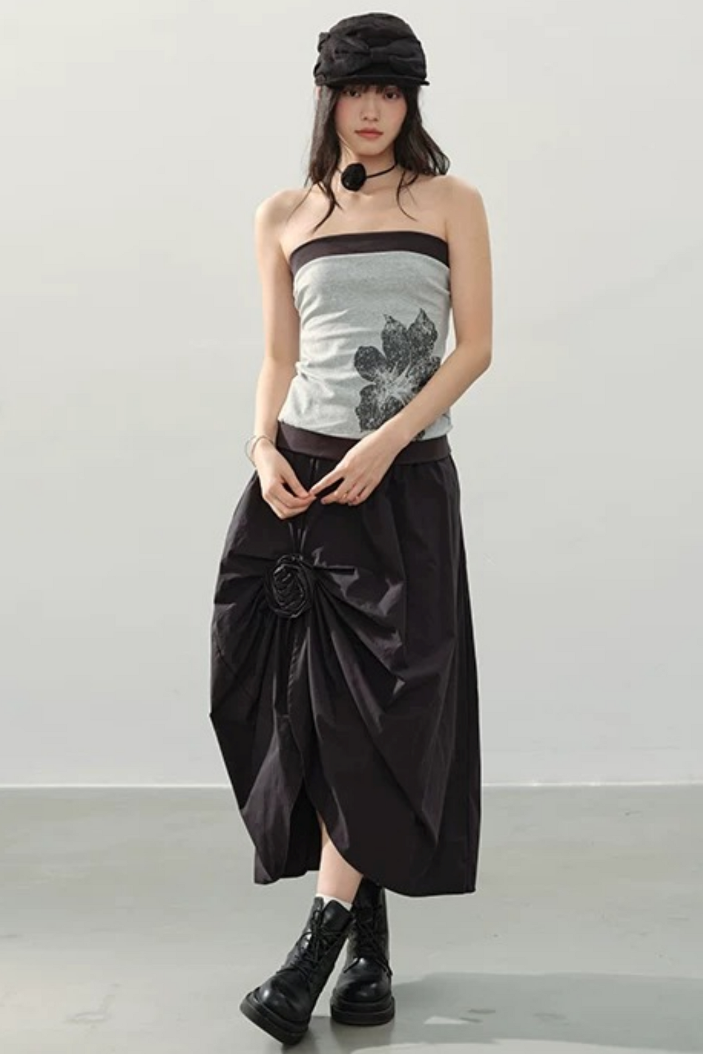 Retro Floral Tube Top