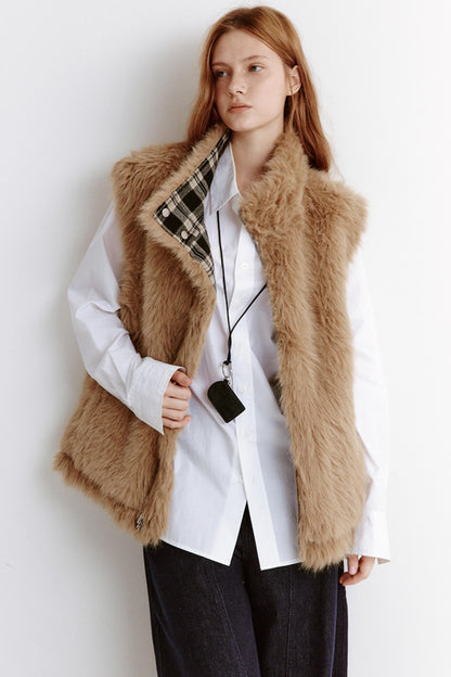 Warm Wool Fleece Vest