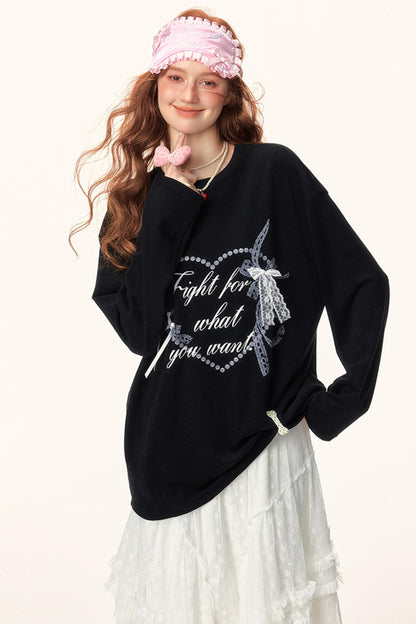 Color-Blocked Letter T-Shirt