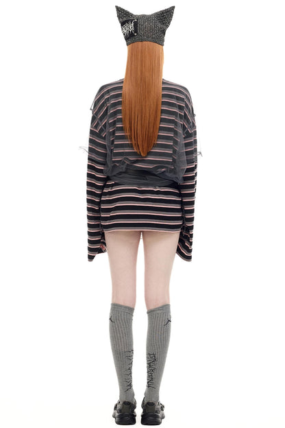 Striped Two Piece T-Shirt Set