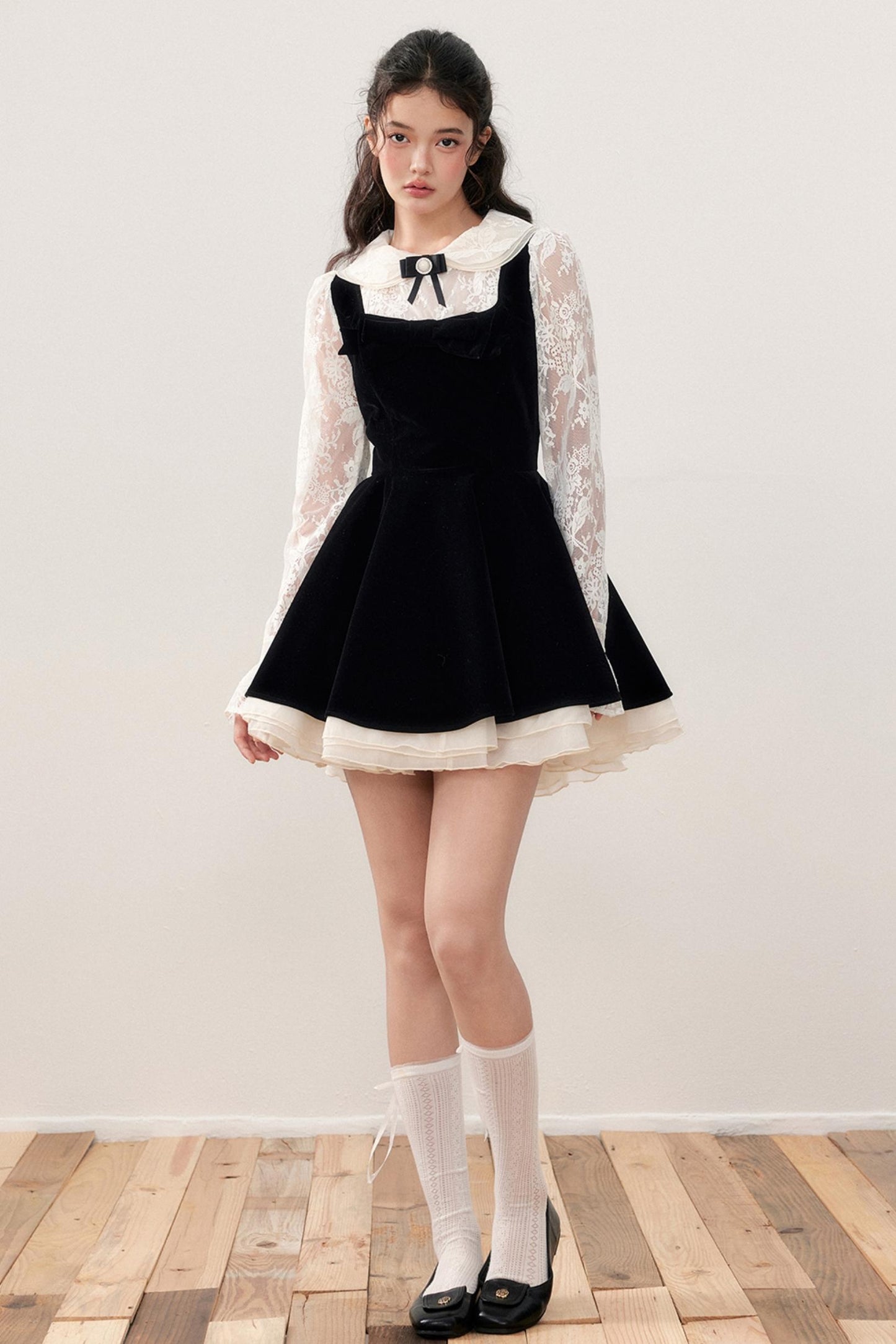 Doll Collar Princess Style Lace Dress
