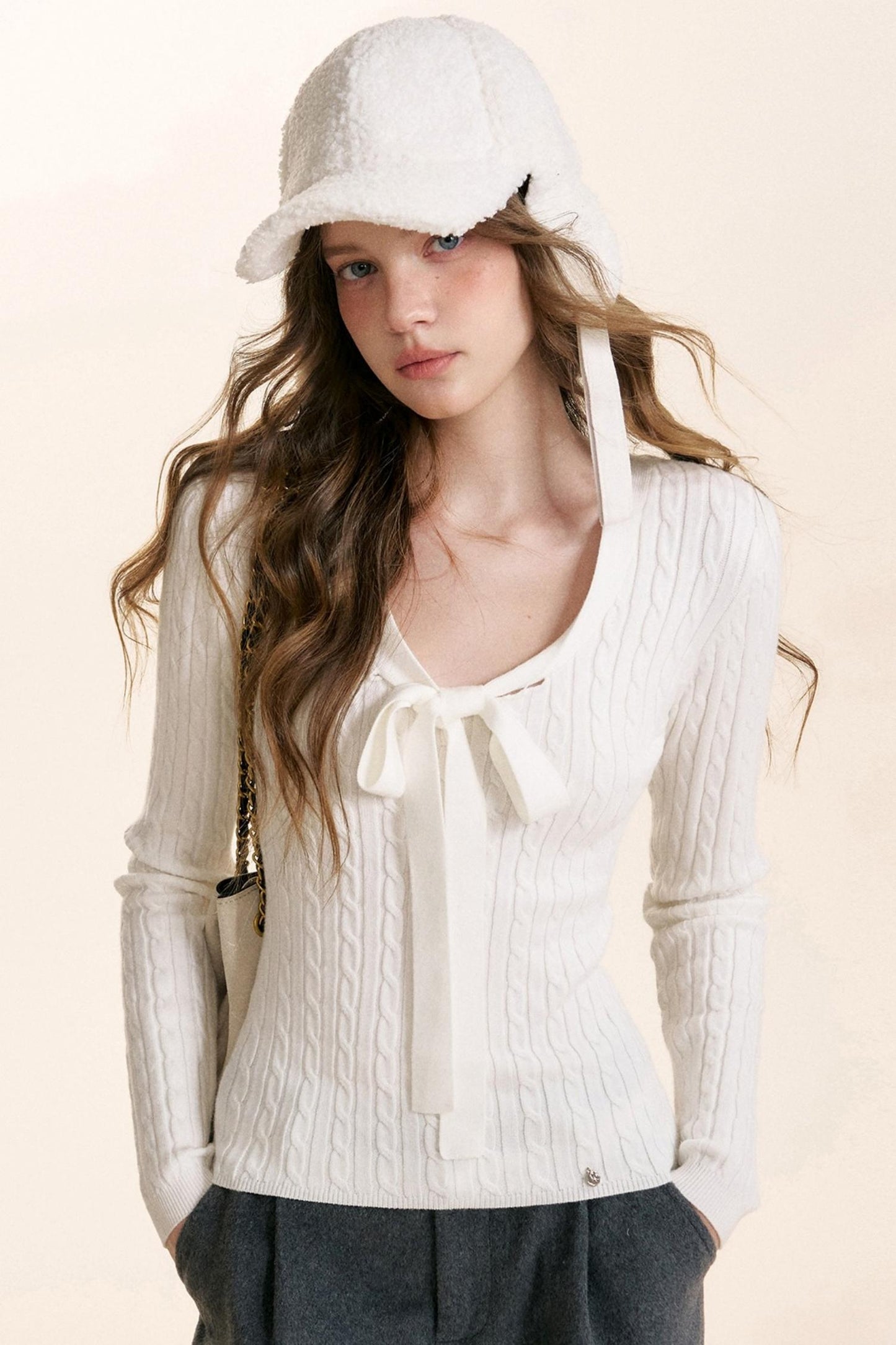 Delicate Floral Knit Top