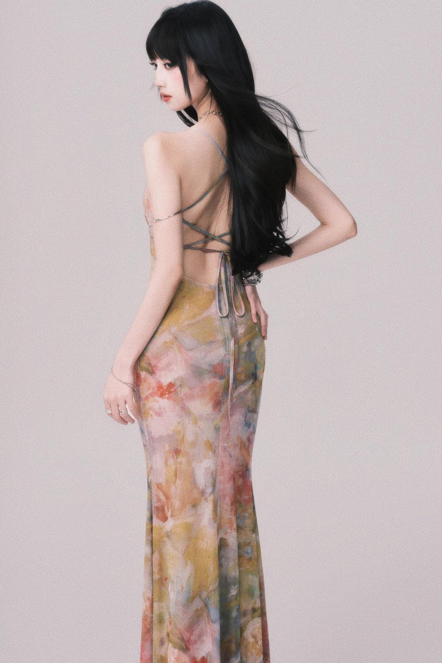Summer V-Neck Long Dress