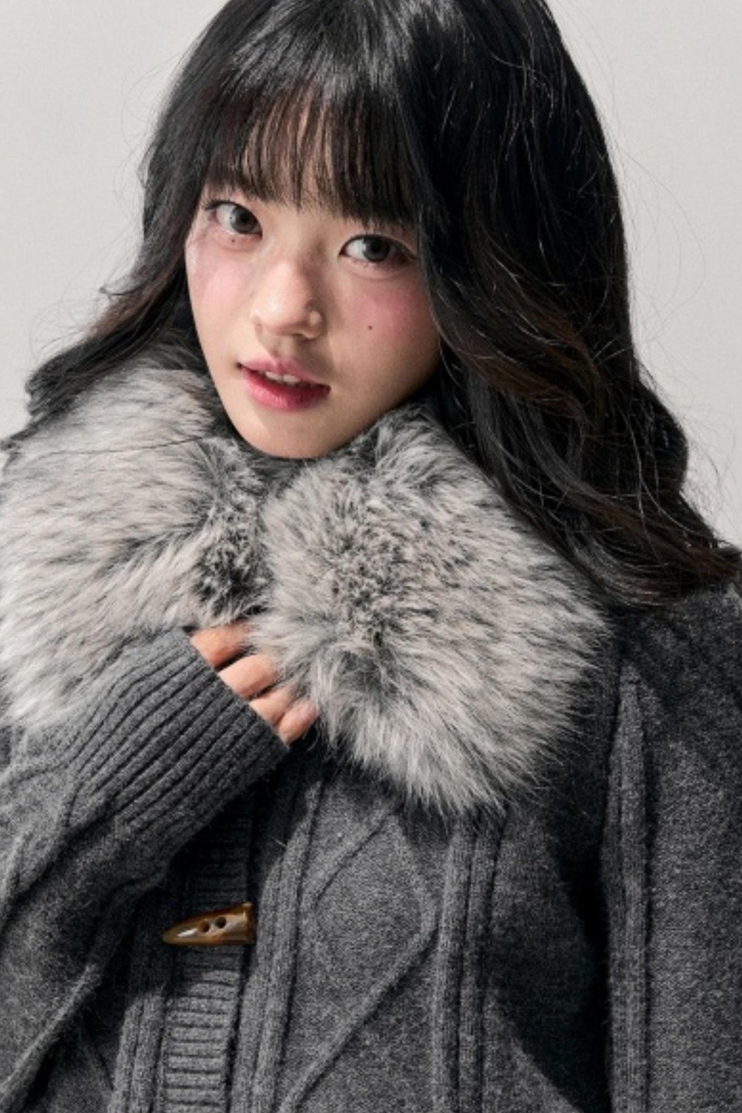 Knit Horn Button Cardigan