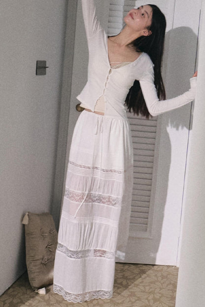 Bohemian Lace Patchwork Skirt