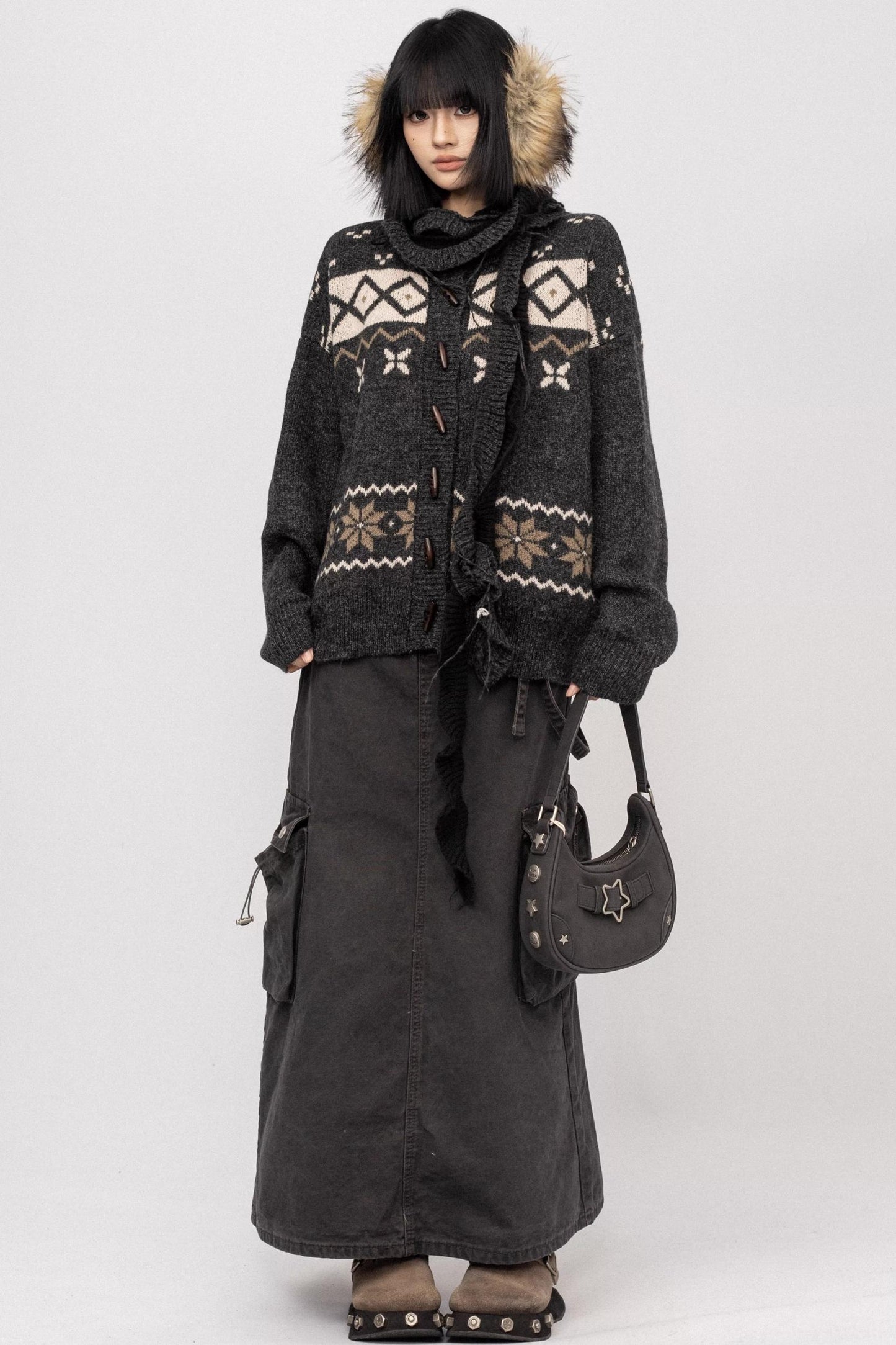 Fair Island Button Sweater