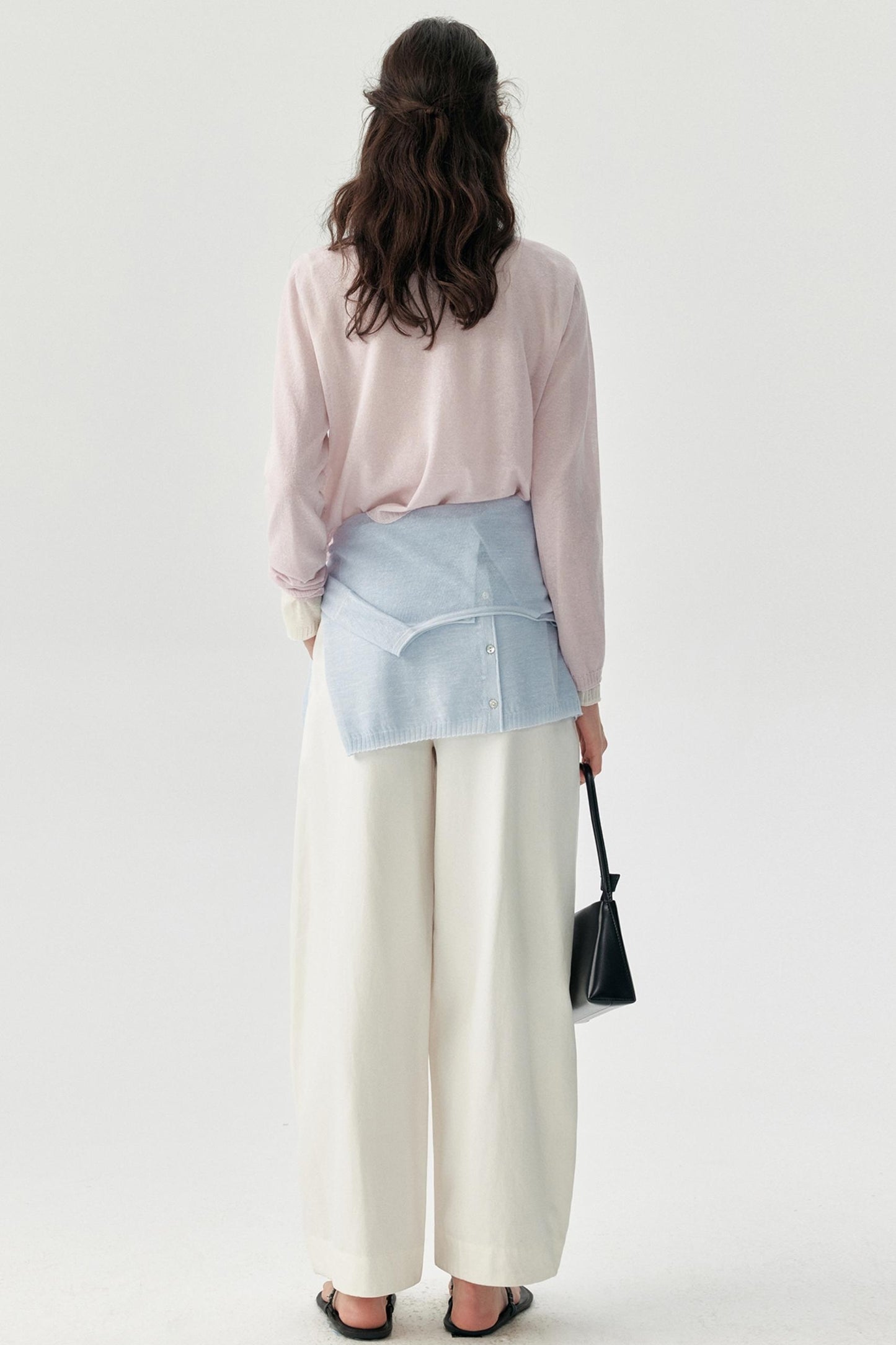 Mist Haze Silk Cardigan