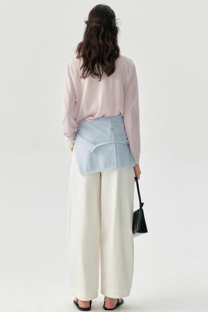 Mist Haze Silk Cardigan