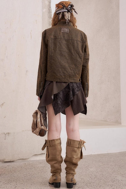 Leopard Flight Jacket