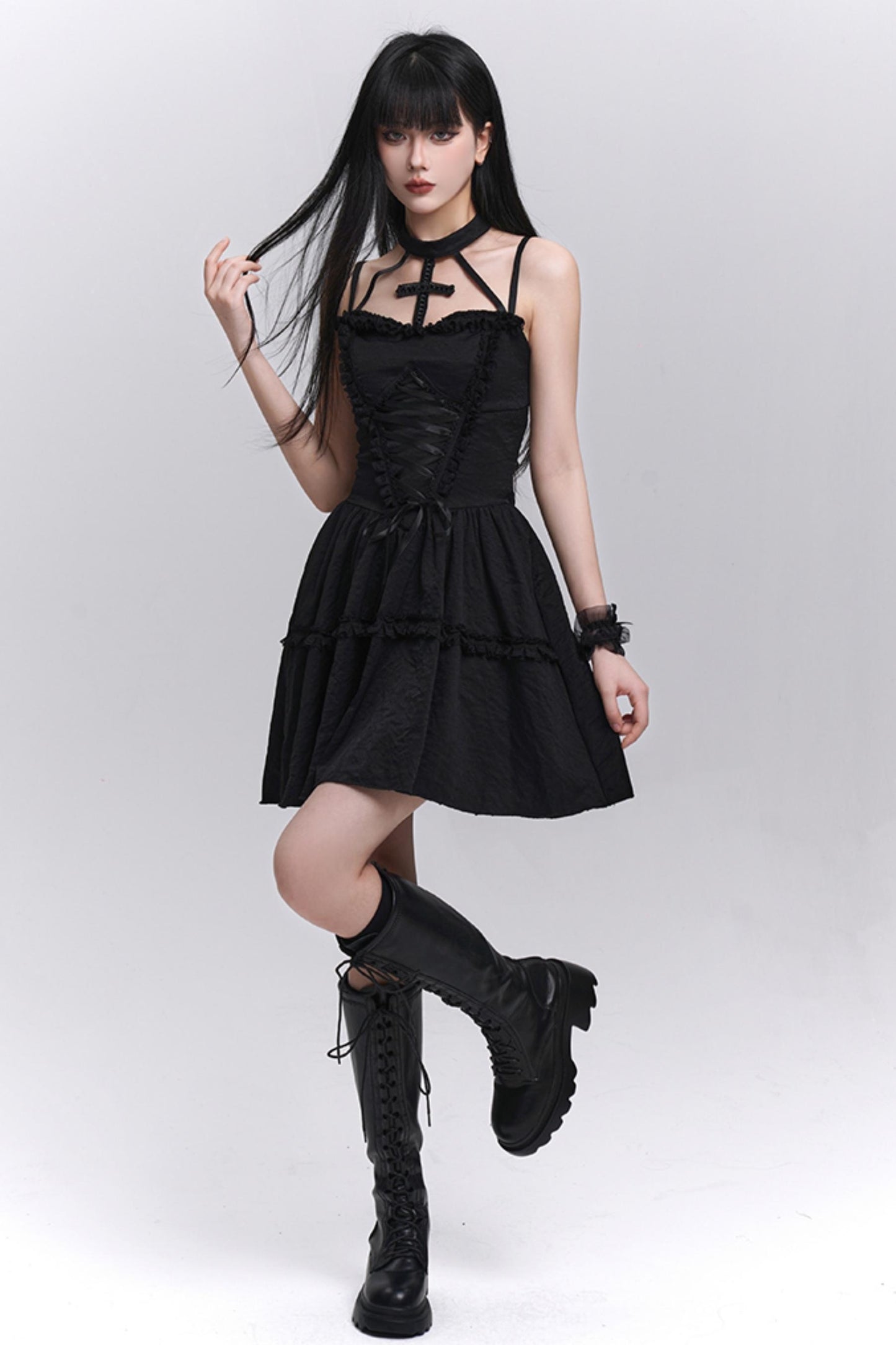 Gothic Halter Dress