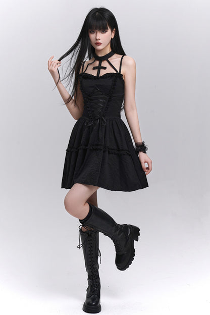 Gothic Halter Dress