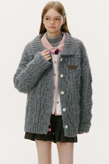 Vintage Cable Knit Sweater