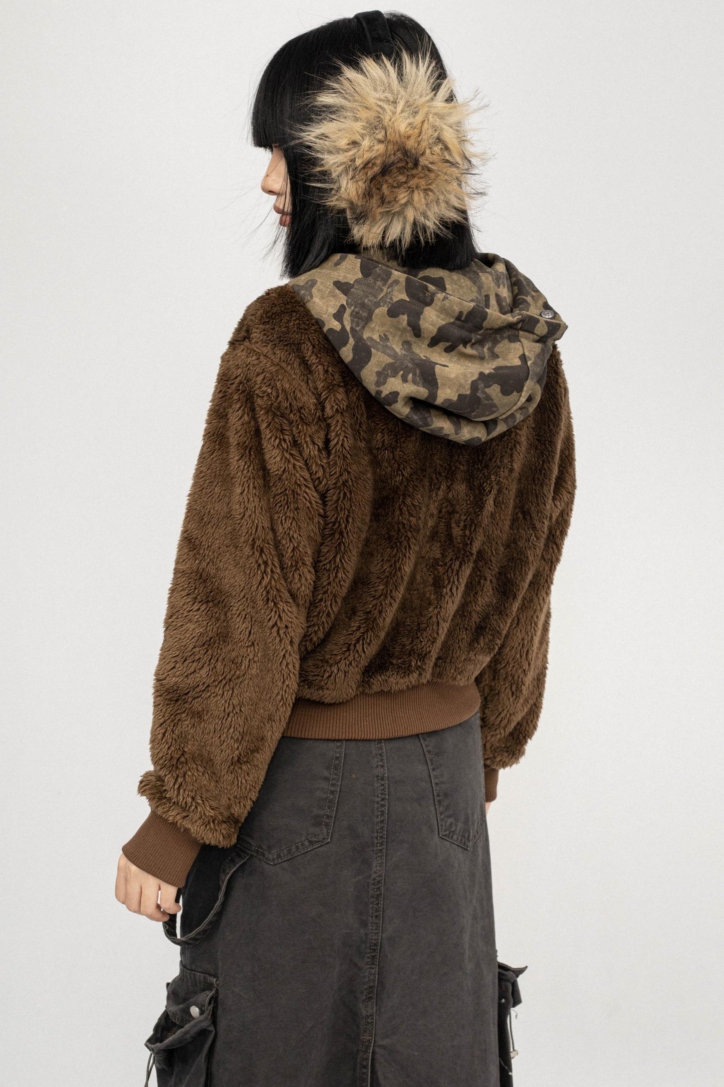 Vintage Camo Fleece Jacket