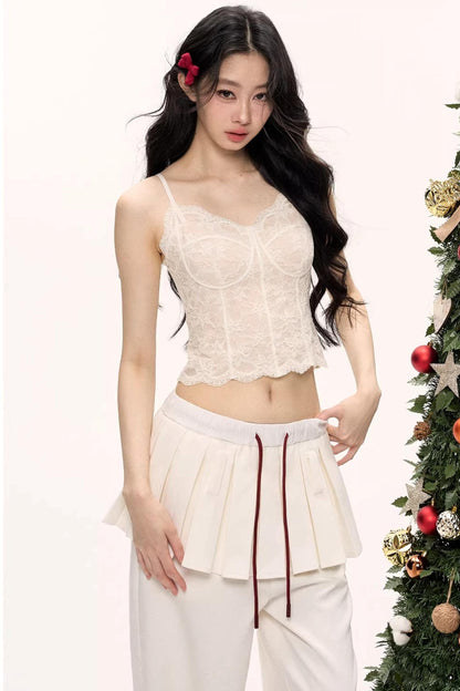 Burgundy Black Fur Collar Coat Set-Up