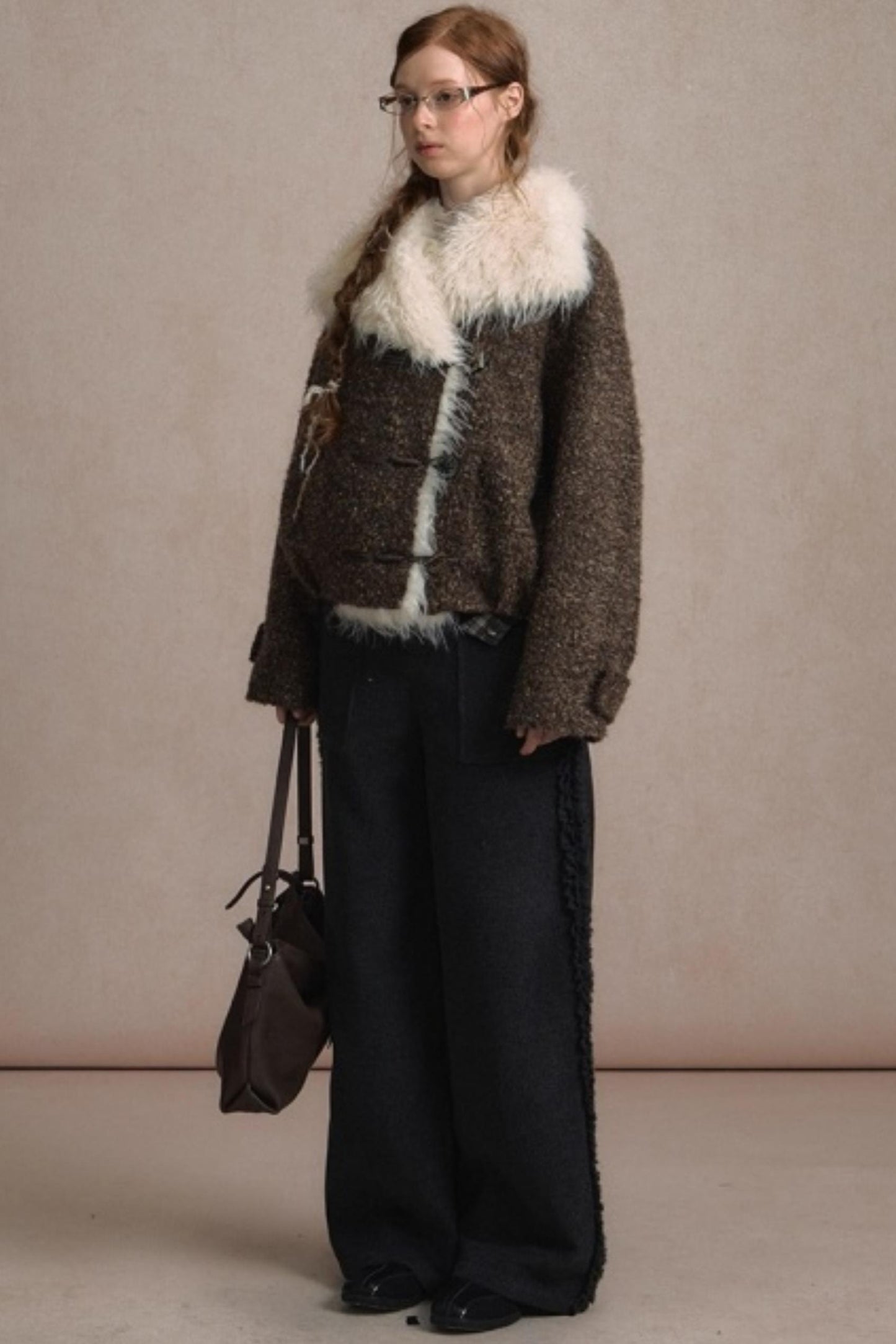 Lazy Drape Wide-Leg Pants