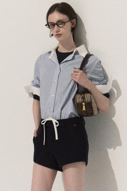 Night Woolen Short Pants