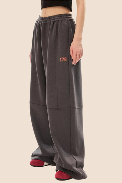 Casual Drapy Straight-Leg Pants