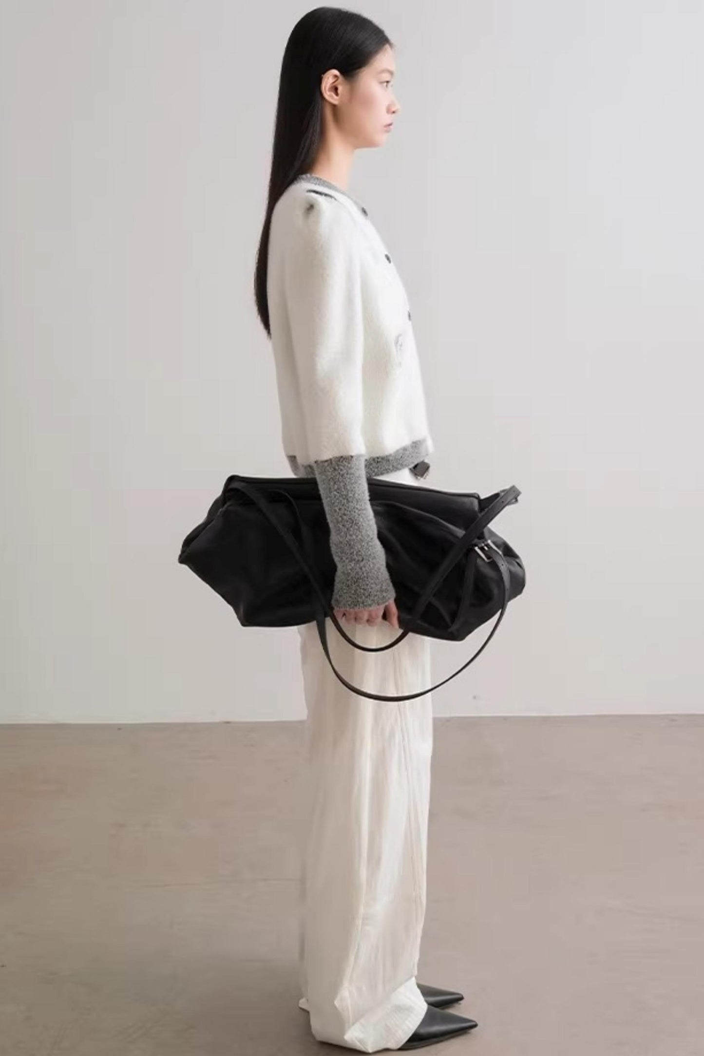 Scattered Roses Jacquard Cardigan