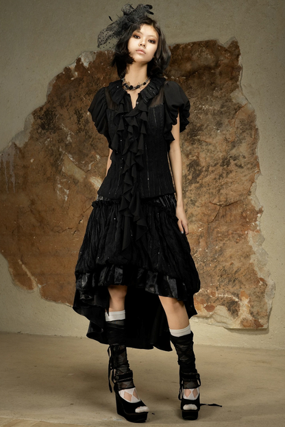 Dark Punk Retro Blouse