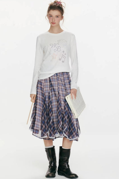 Berry Waltz Printed Thin T-Shirt