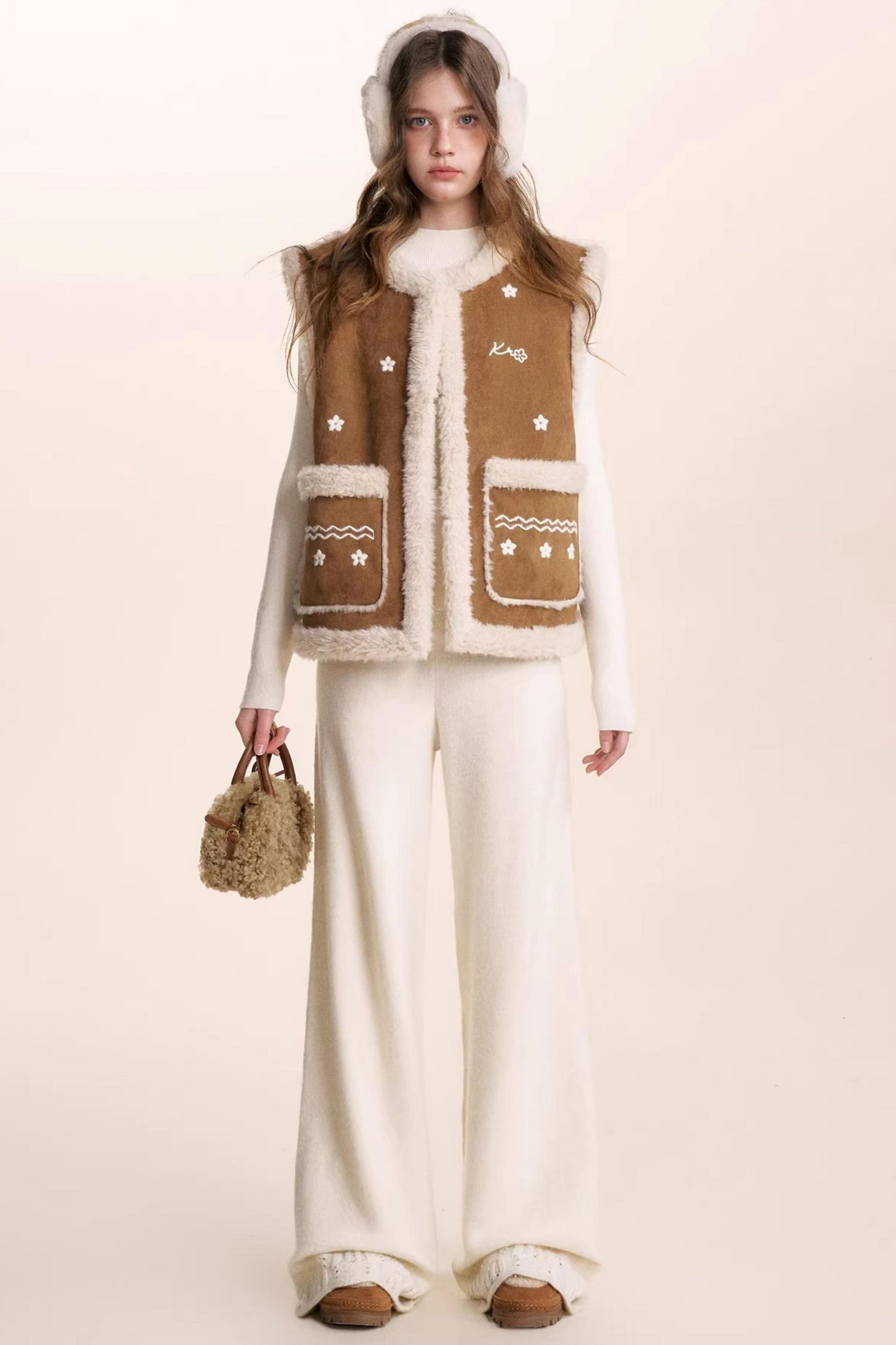 Shearling Lamb Wool Vest