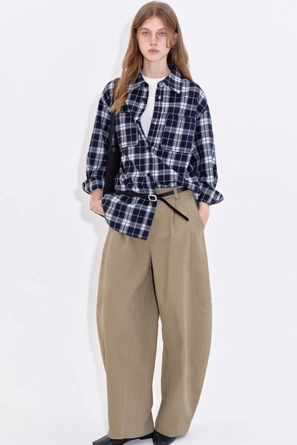 Versatile Casual Plaid Shirt