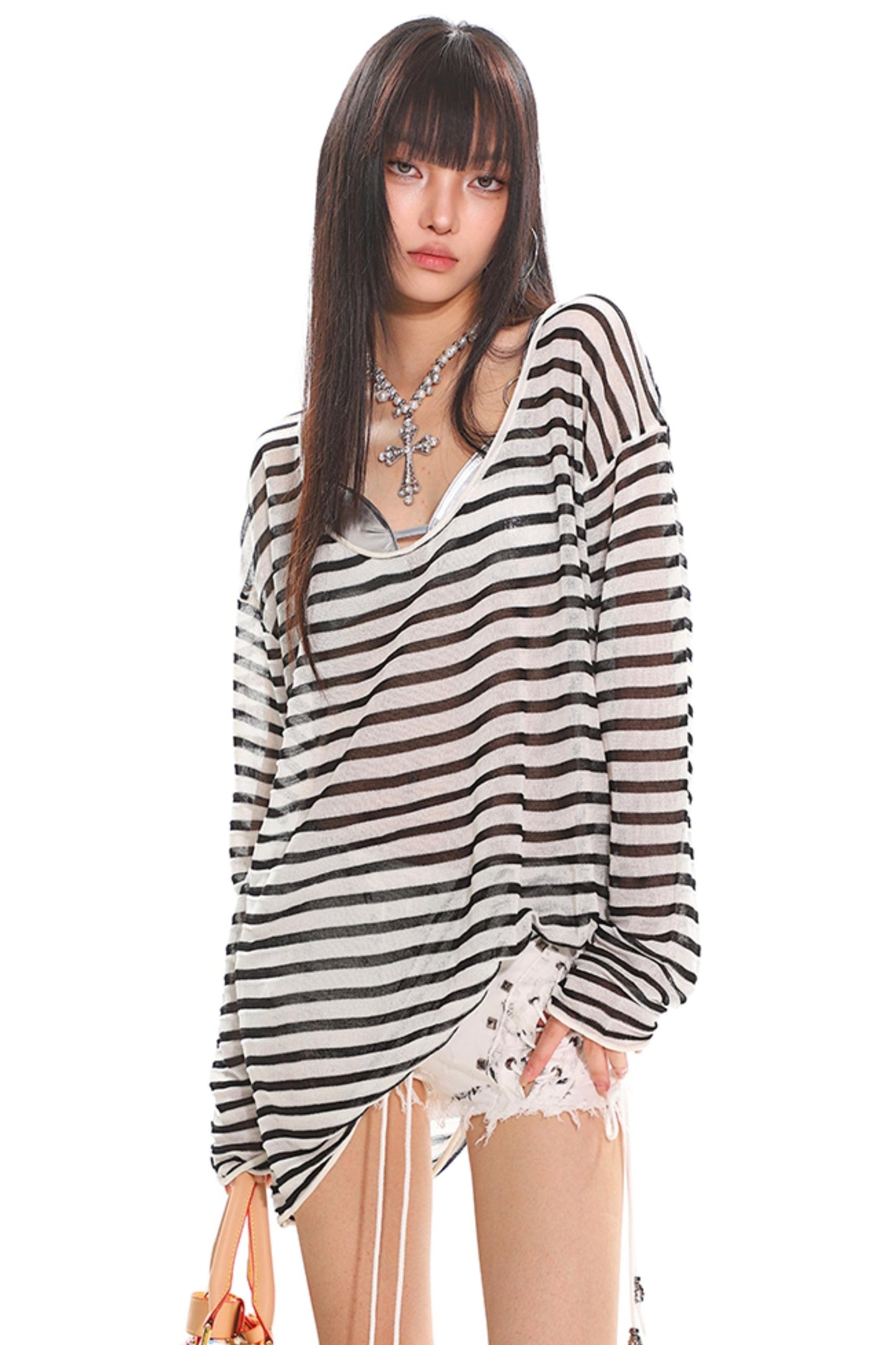 Cozy Striped Sleeve Shirt