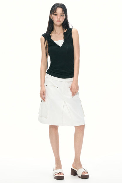 Color-Block Half-Zip Hoodie