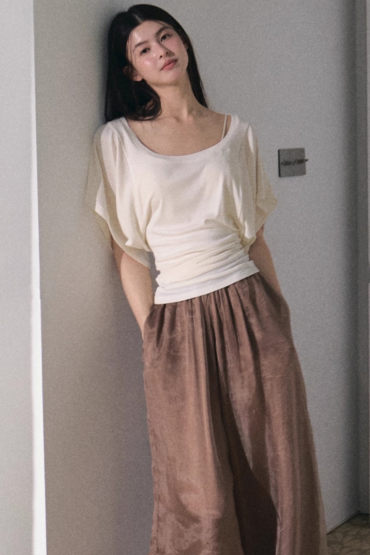 Saturated Weekend Wool Knit Top