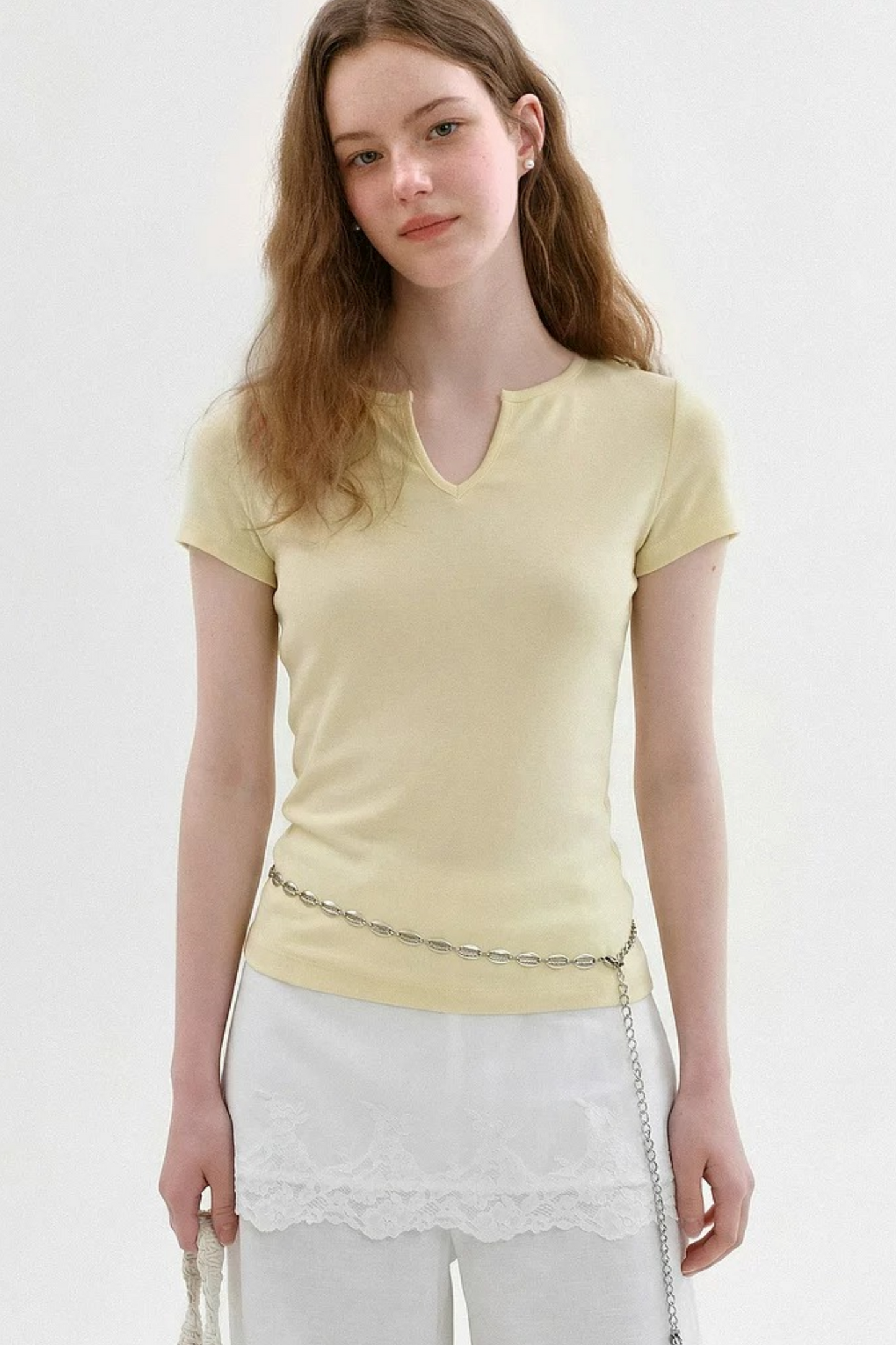 Relaxed V-Neck Summer Top