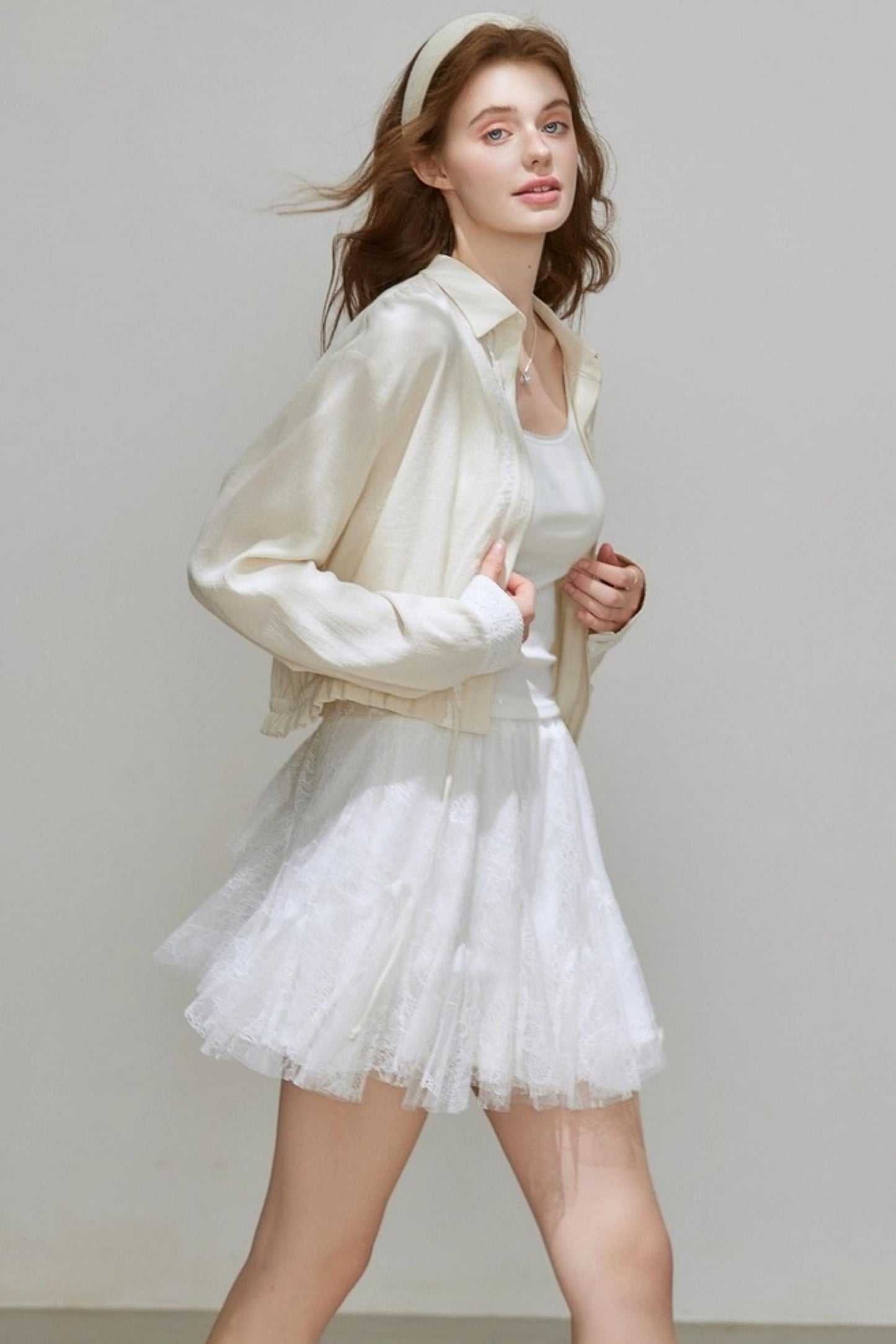 Fall Lace Commuter Shirt