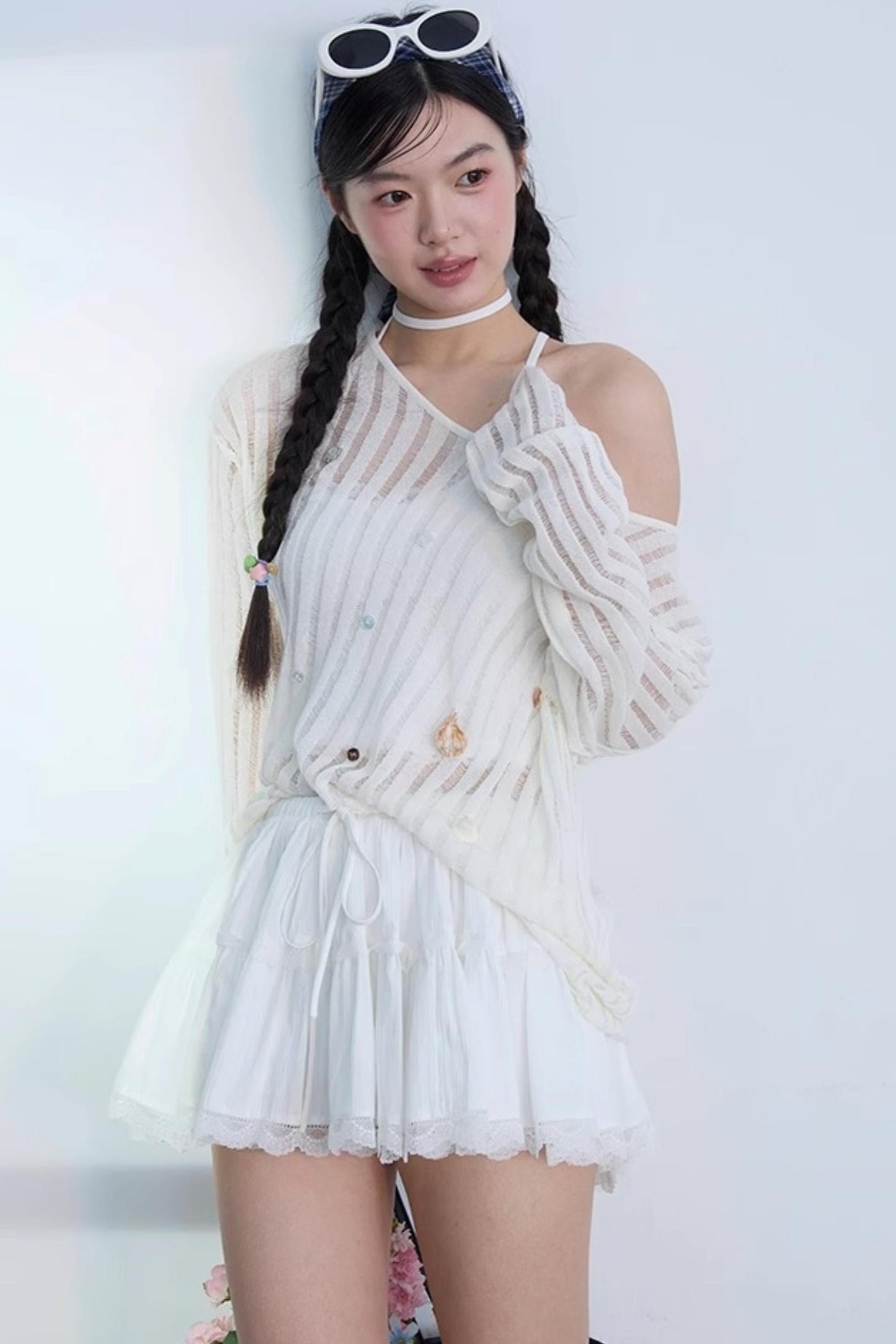 Chic Sunscreen Blouse