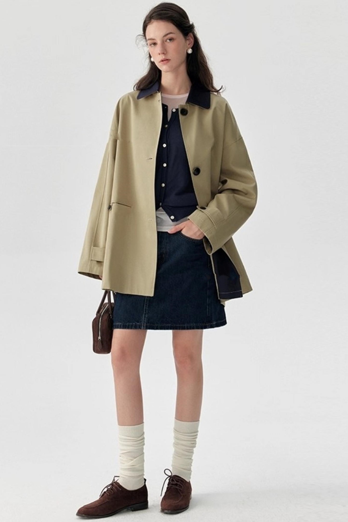 Linen Knitted Cardigan Set