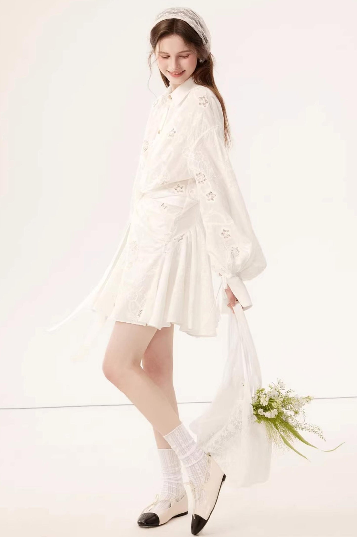 Three-Dimensional Embroidery Dress