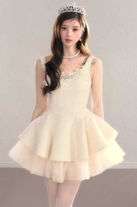 Princess Lace Puffy Dress
