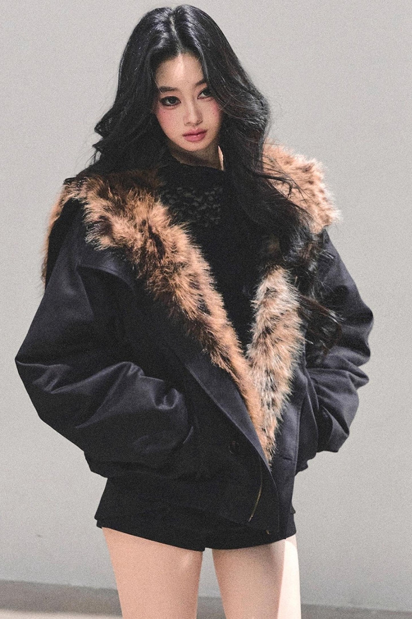 Black and White Lace Top