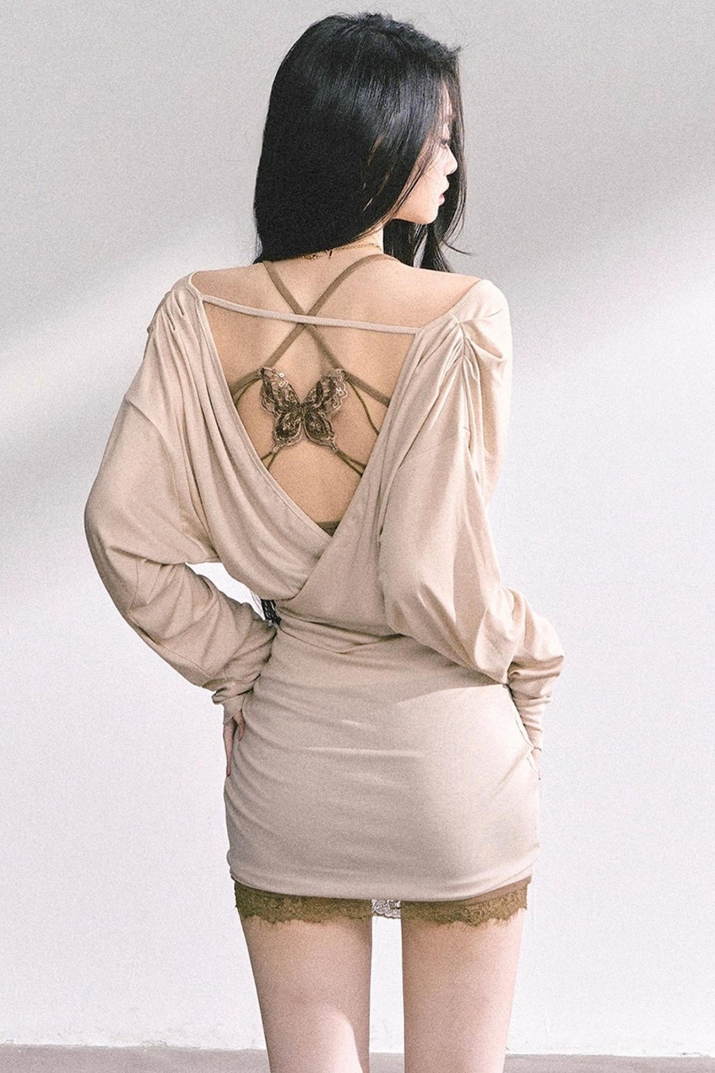 French Lace Dress Set