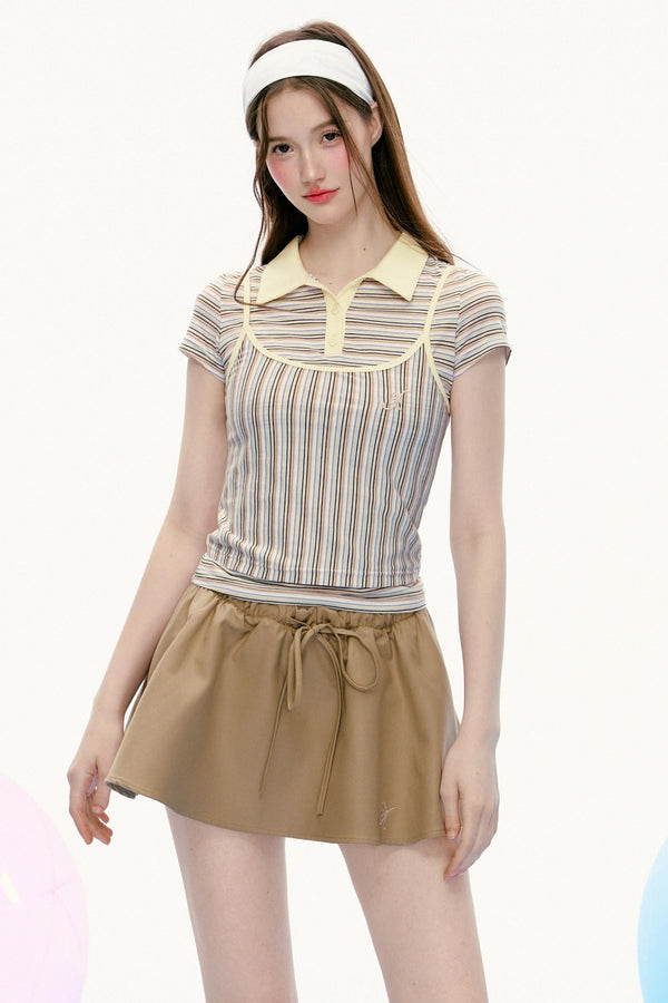 Short Sleeve Fitted Polo Shirt