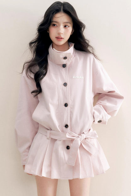 Geek Chic Lace Trench Coat