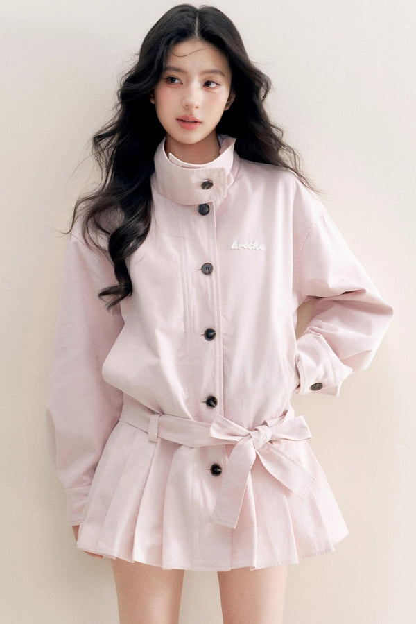 Geek Chic Lace Trench Coat