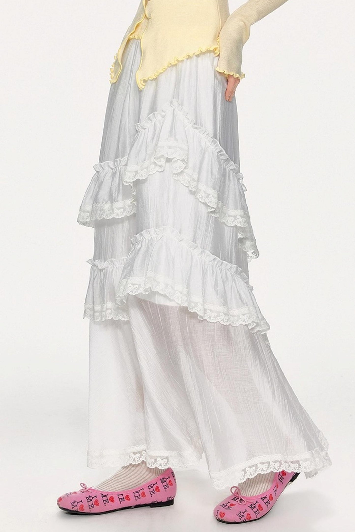 Romantic Lace Maxi Skirt