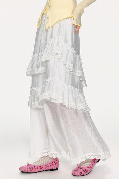 Romantic Lace Maxi Skirt