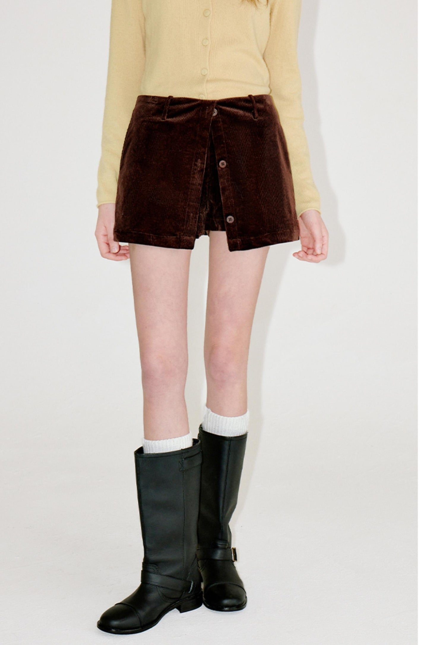 Velvet Striped Culottes